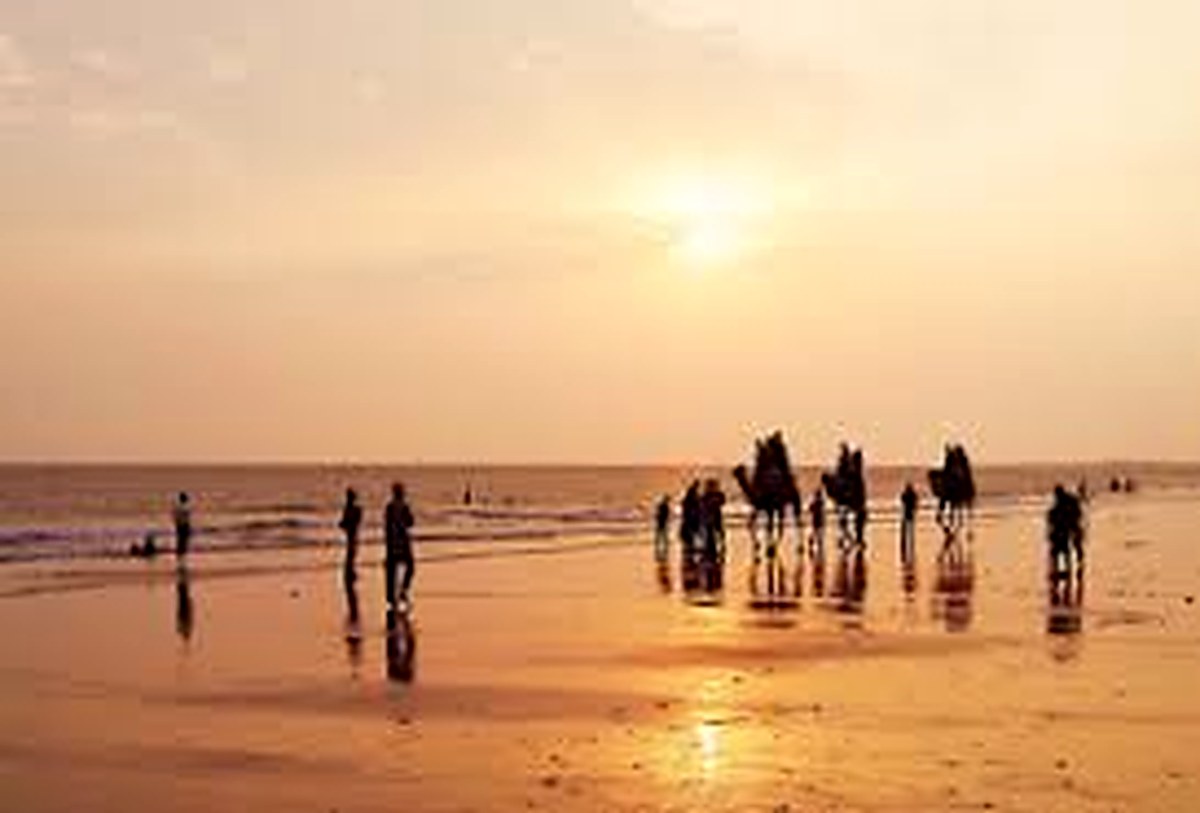 Mandvi Beach Sunset Kutch Gujarat